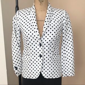 Jcrew polka dot blazer